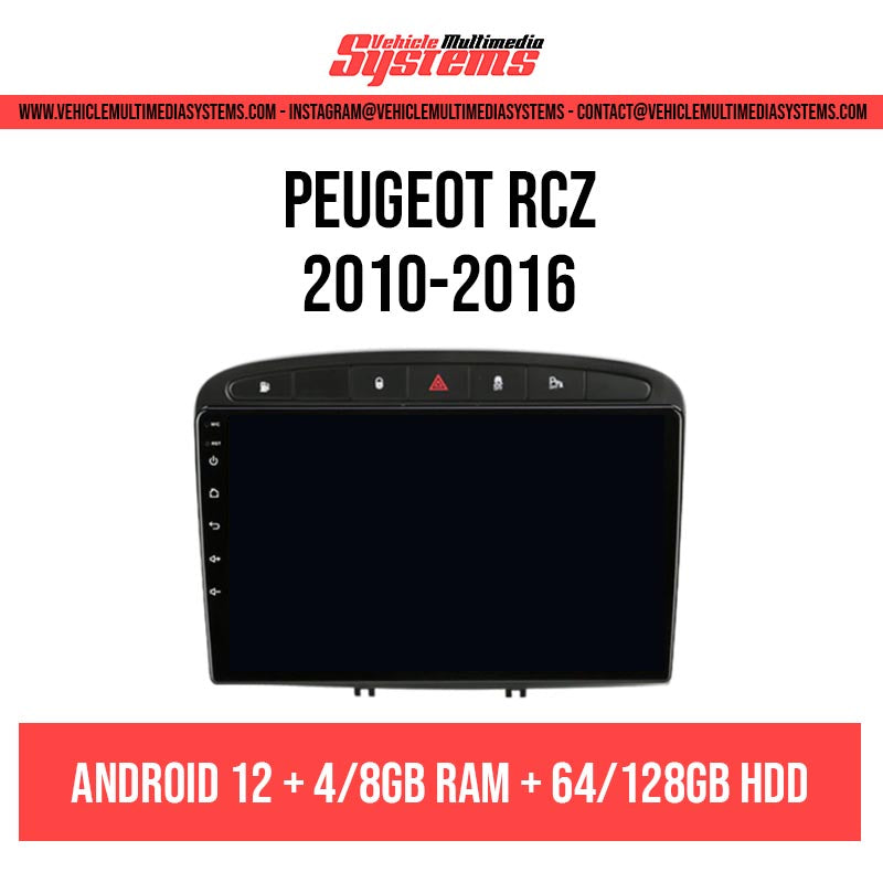 Peugeot RCZ | 2010-2016 | Android Screen