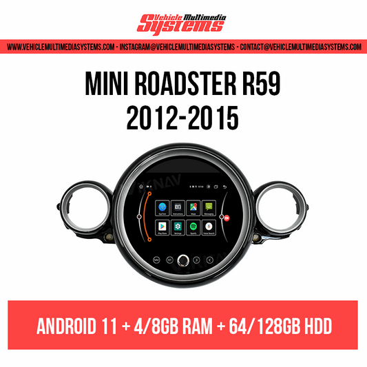 MINI Roadster (R Series) | 2012-2015 | Android Screen VMS
