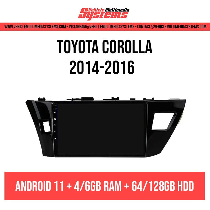 Toyota Corolla | 2014-2016 | Pantalla Android