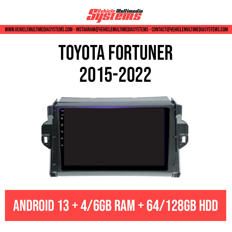Toyota Fortuner | 2015-2022 | Android Screen– Vehicle Multimedia Systems