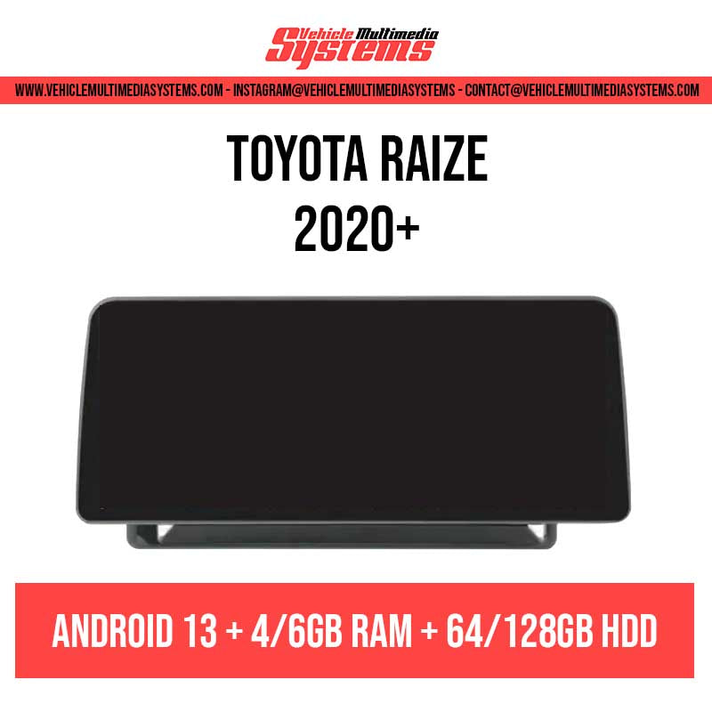 Toyota Raize | 2020+ | Pantalla Android