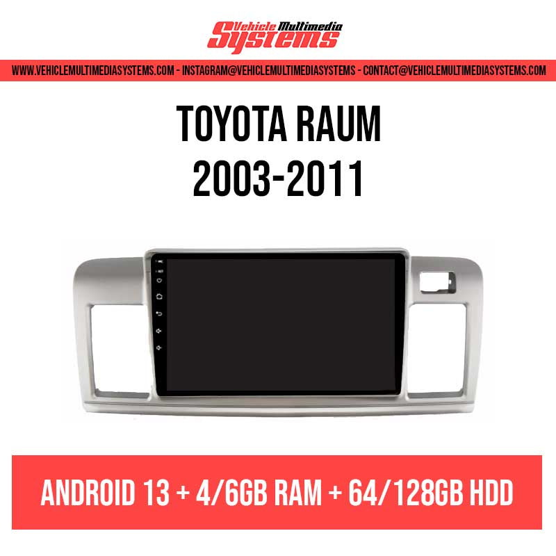 Toyota Raum | 2003-2011 | Pantalla Android | RHD