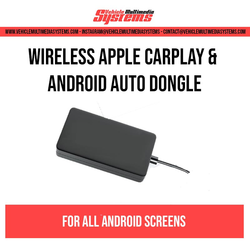 Wireless Apple CarPlay & Android Auto Dongle | For All Android Screens ...