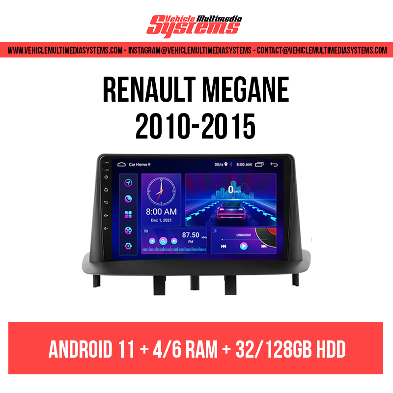 Renault Megane | 2010-2015 | Android Screen VMS