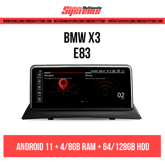 BMW X3 | E83 | Android Screen VMS