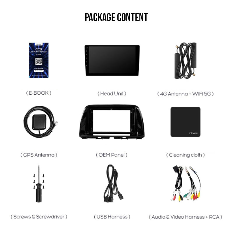 Mazda CX-5 | 2012-2015 | Android Screen– Vehicle Multimedia Systems