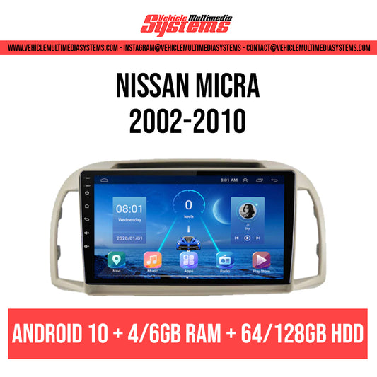 Nissan Micra | 2002-2010 | Android Screen VMS