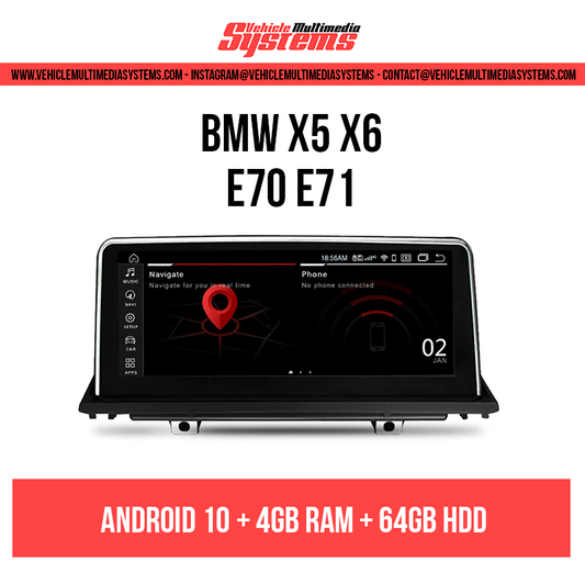 BMW X5 X6 | E70 E71 | Android Screen | CCC, CIC VMS